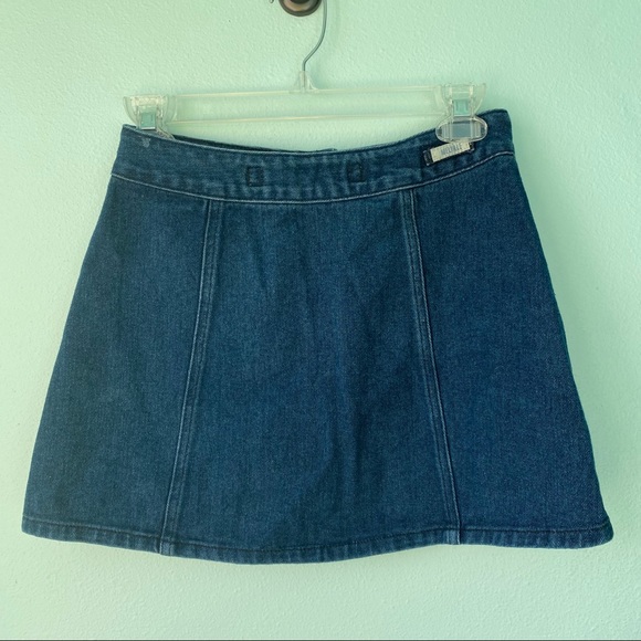 Brandy Melville Button Up Denim Mini Skirt - Picture 6 of 6